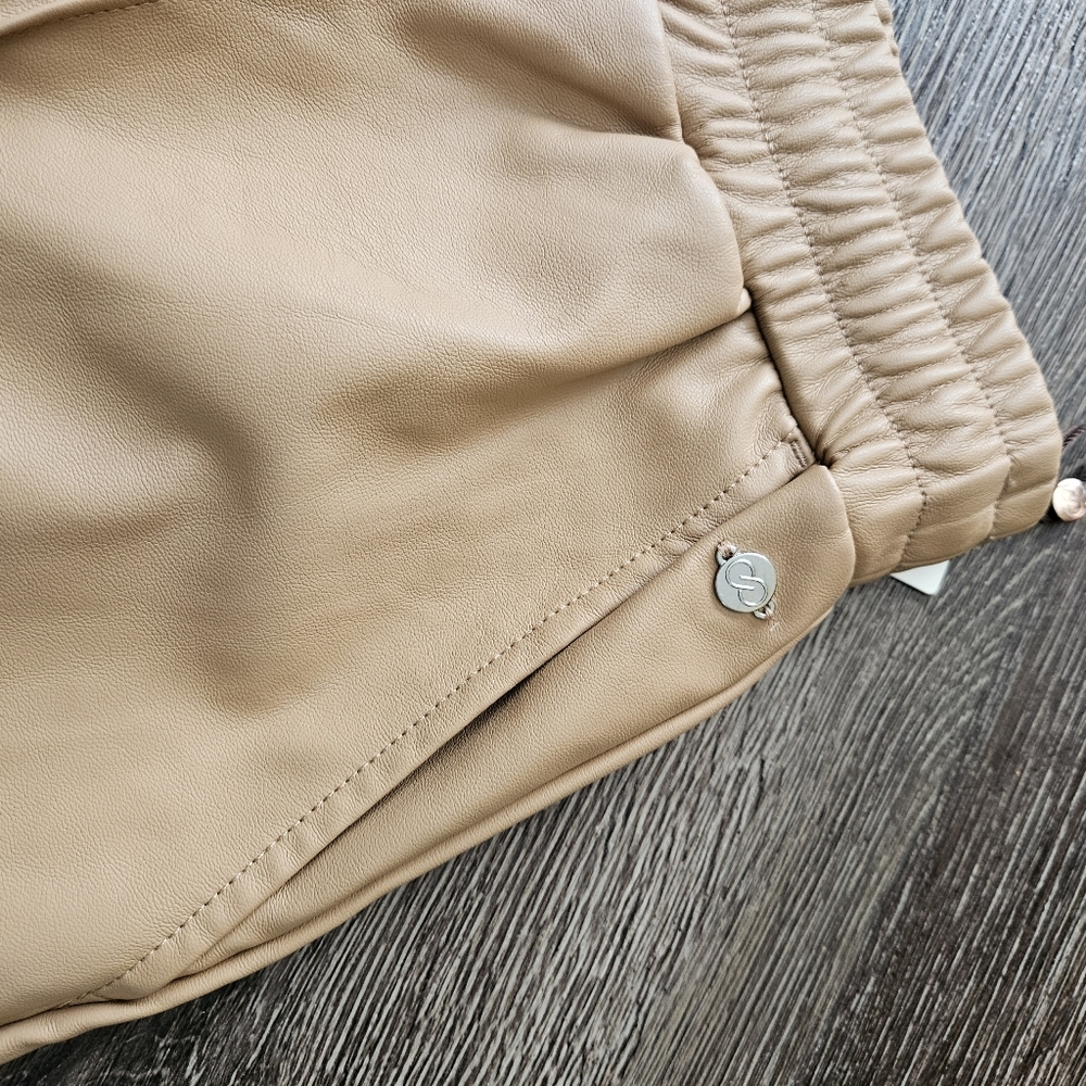 Calia Journey Collection High Rise Straight Ankle Length Pintuck Tan XL NWT - Picture 8 of 14